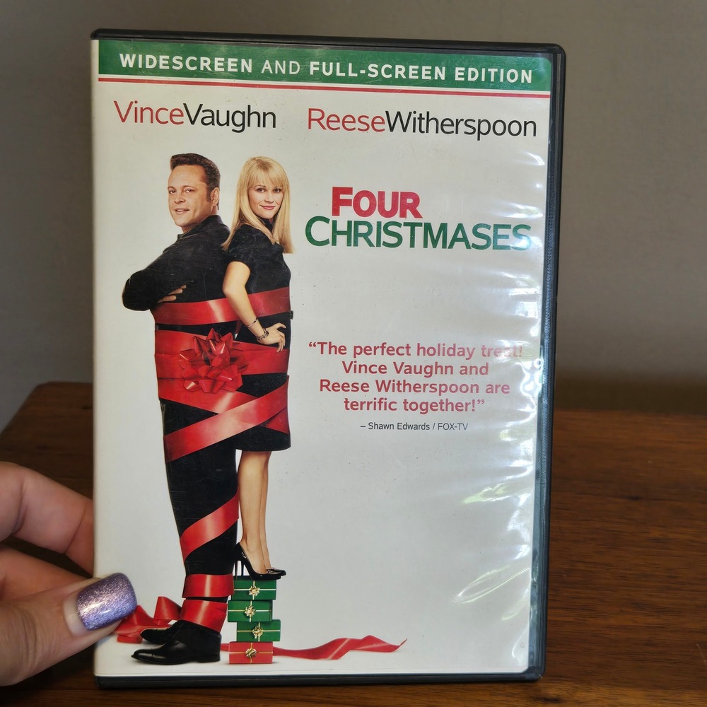 Four Christmases DVD Vince Vaughn Reese Witherspoon Widescreen‎ Full-Screen Ed